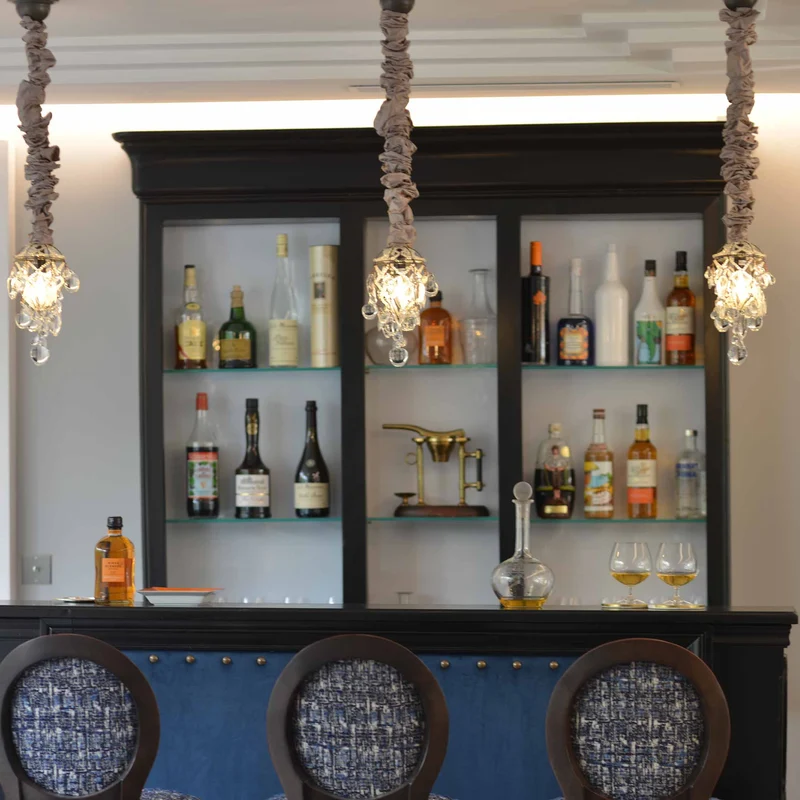 Venise simple Suspension en verre