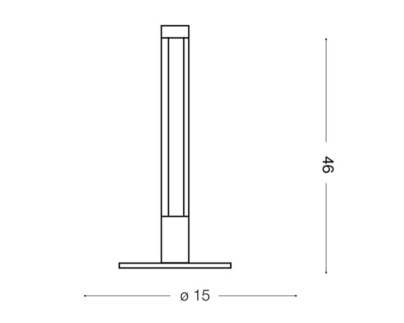 Lampe à poser design de table led blanche - Yom