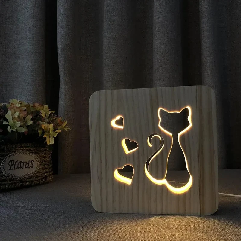 Lampe de Chevet Chat