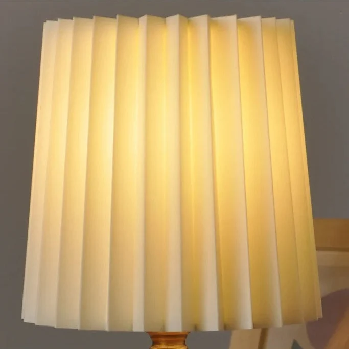 Lampe de Chevet Bois et Blanc