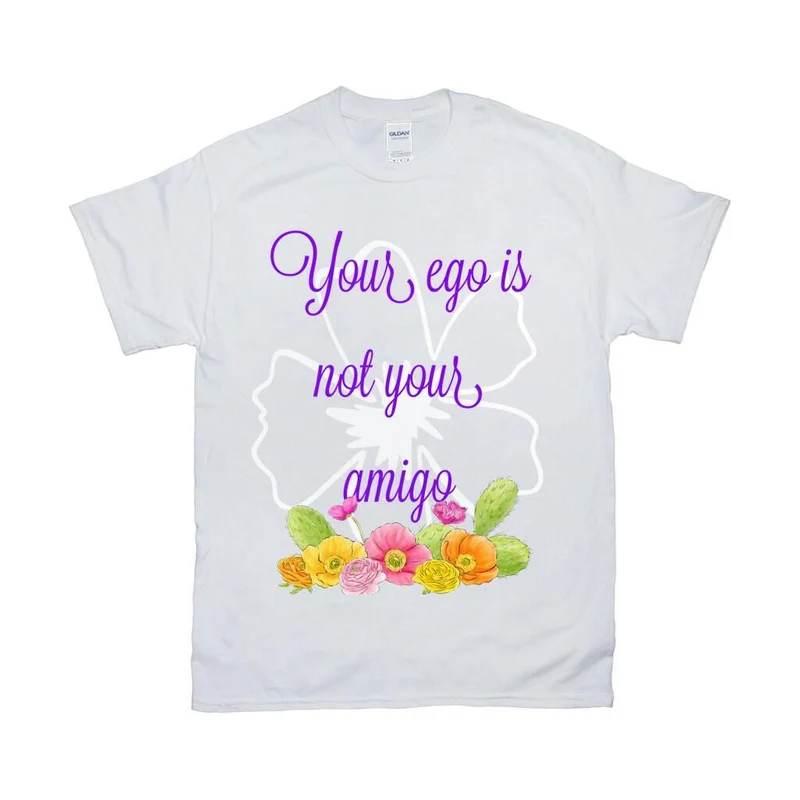 Votre ego n’est pas votre T-shirt Amigo - Chemise drôle / Mexique / vintage / Espagnol / Black White Hipster / Kawaii Feminist / Grunge Goth