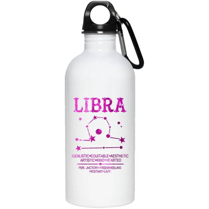 Le pouvoir d'une femme Balance avec un diplôme en soins infirmiers, T-shirt cadeau d'anniversaire d'infirmière Balance Active Balance 20 oz. Bouteille d'eau en acier inoxydable