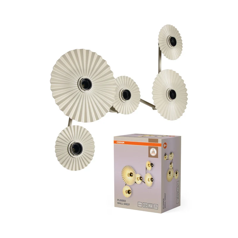 OSRAM DECOR Plisse Applique murale 5xE27 Beige