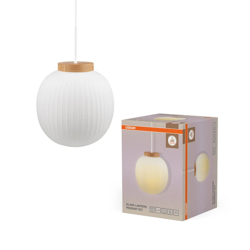 OSRAM DECOR Glass Lantern Suspension E27