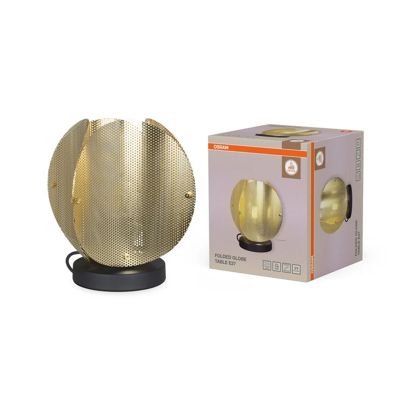 OSRAM DECOR Folded Globe lampe à poser E27 Or
