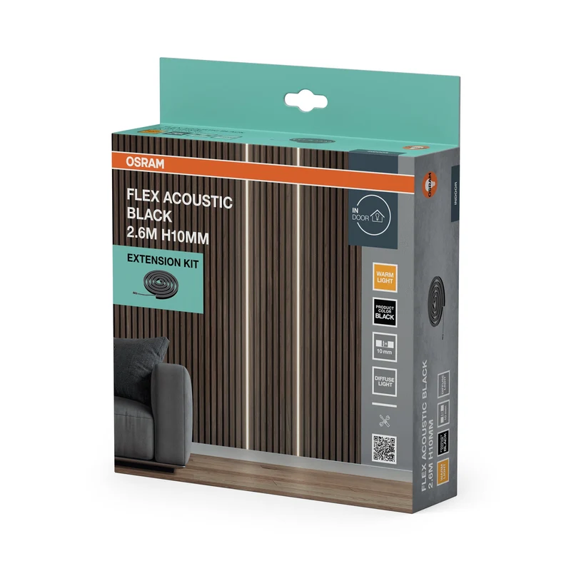 OSRAM Flex Acoustic Noir H10 mm 830 Kit d'extension
