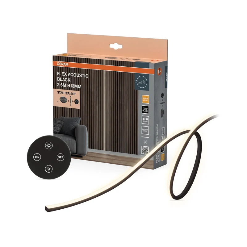 OSRAM Flex Acoustic Noir H13 mm 830 Kit de démarrage