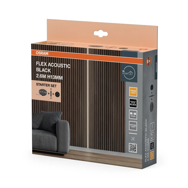 OSRAM Flex Acoustic Noir H13 mm 830 Kit de démarrage
