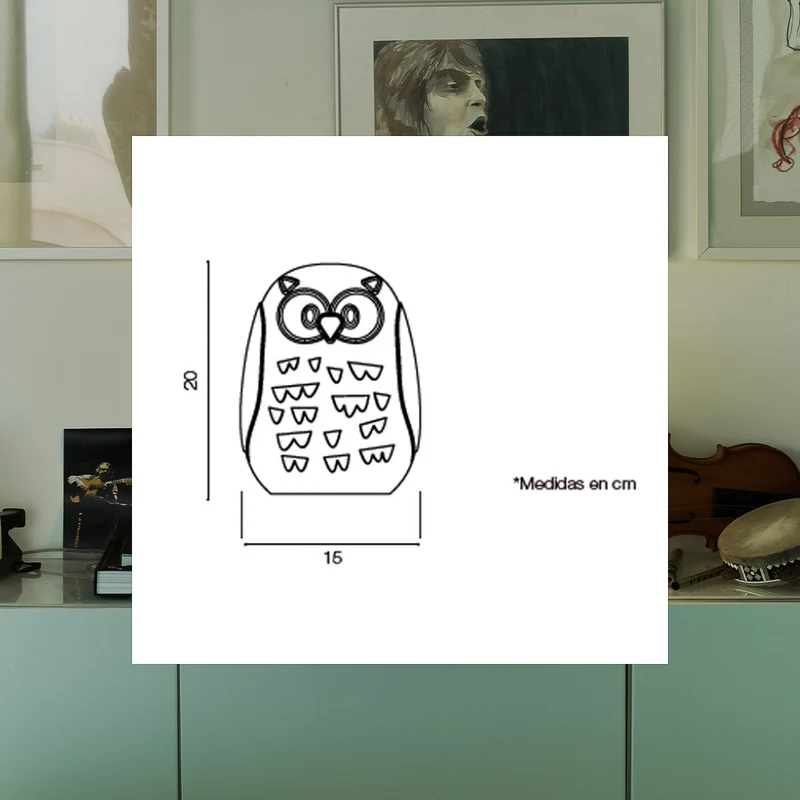 LAMPE D'EXTÉRIEUR HIBOU GUFO 40