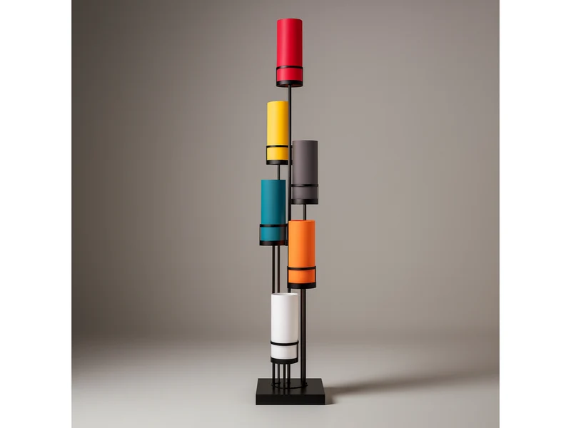 Lampadaire de salon moderne multicolor - Sixt