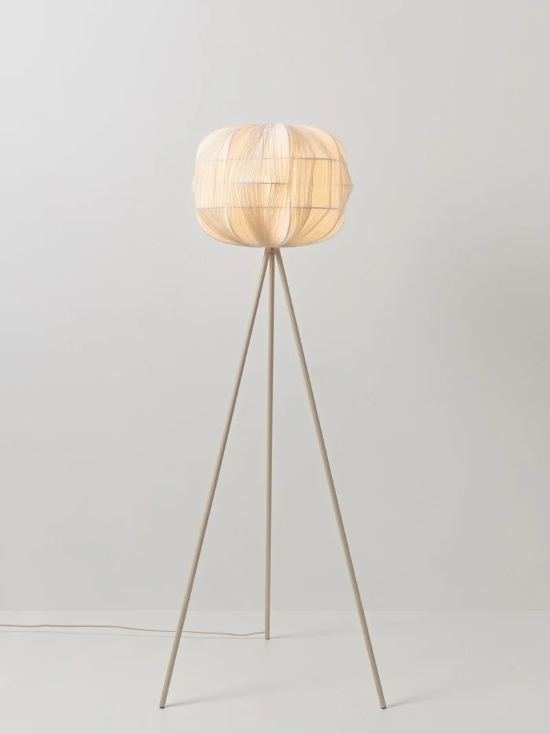 Lampadaire lin salon