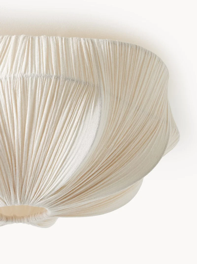 Plafonnier luminaire en lin