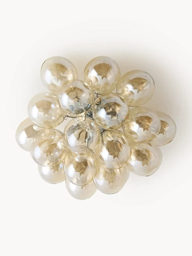 Plafonnier bulles noir