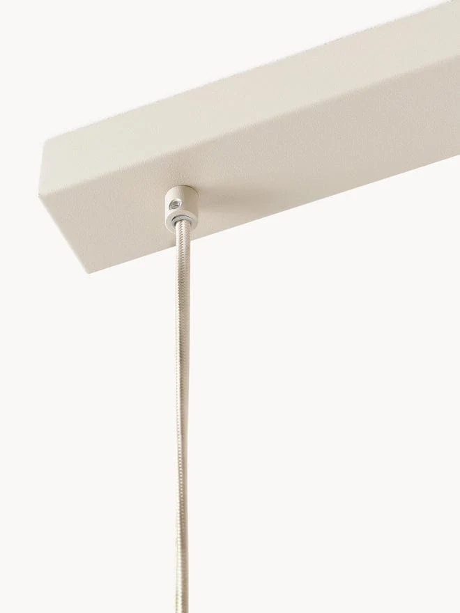 Lustre minimaliste blanc ilot