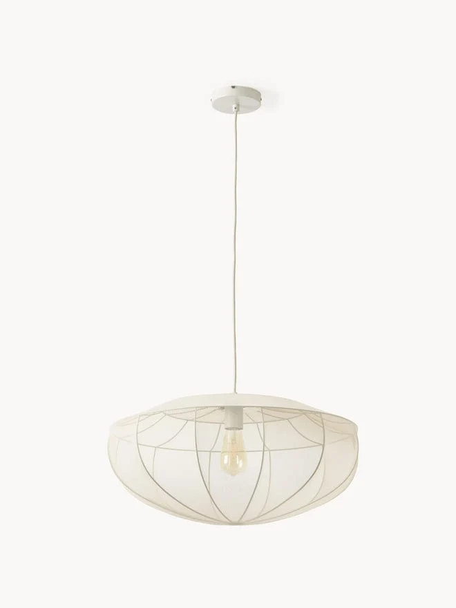 Suspension Tulle Blanche Chambre