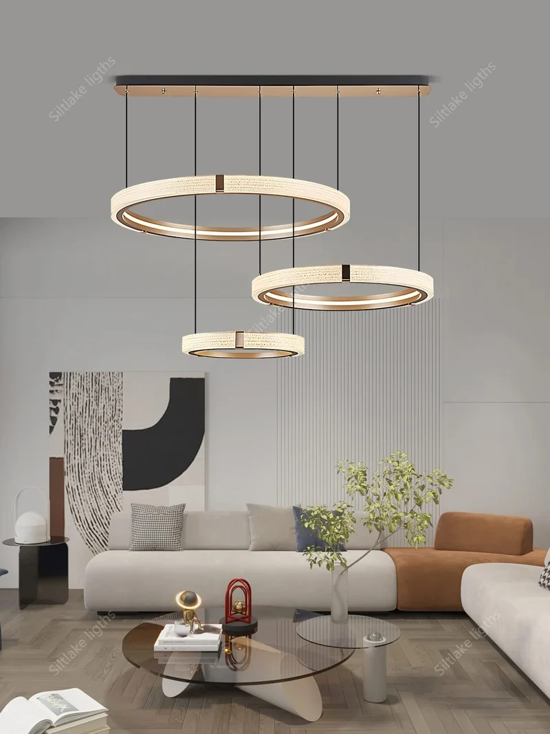 Suspension Luminaire Ronde Blanche