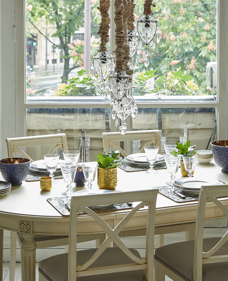 Venise 5 grappes Suspension en verre
