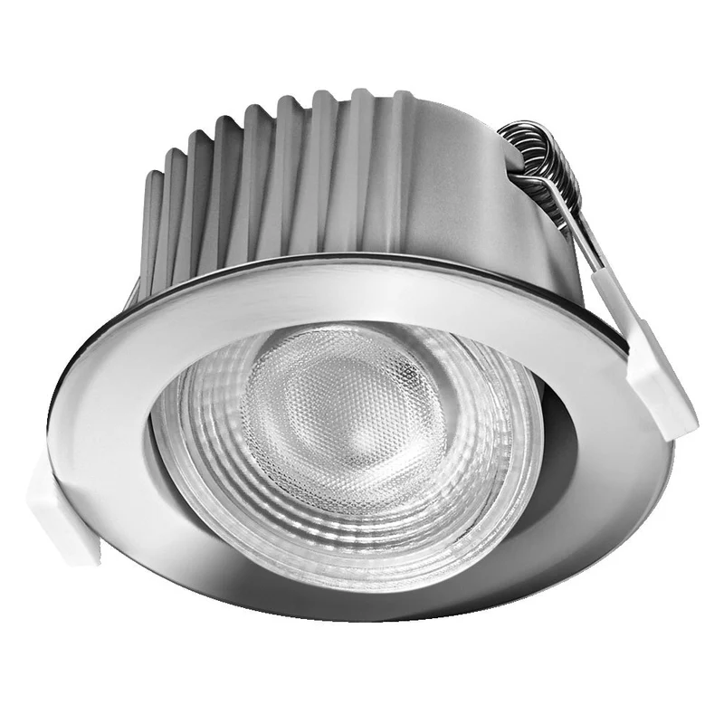 OSRAM Spot LED encastrable salle de bain CCT IP44 orientable 4,9W 36° chrome ⌀68 mm