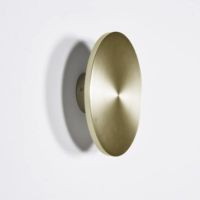 Eno Studio Zenith Wall Lamp (Ø : 12 cm x p : 5.2 cm, Gold) - Second Chance