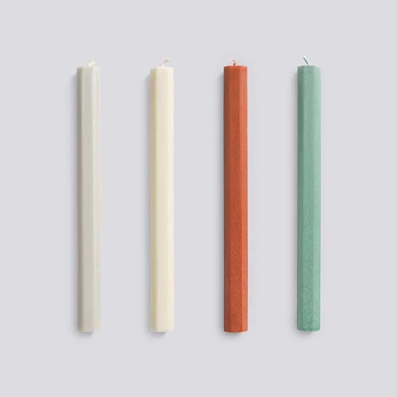 Hay Hexagon Candle - Set of 4
