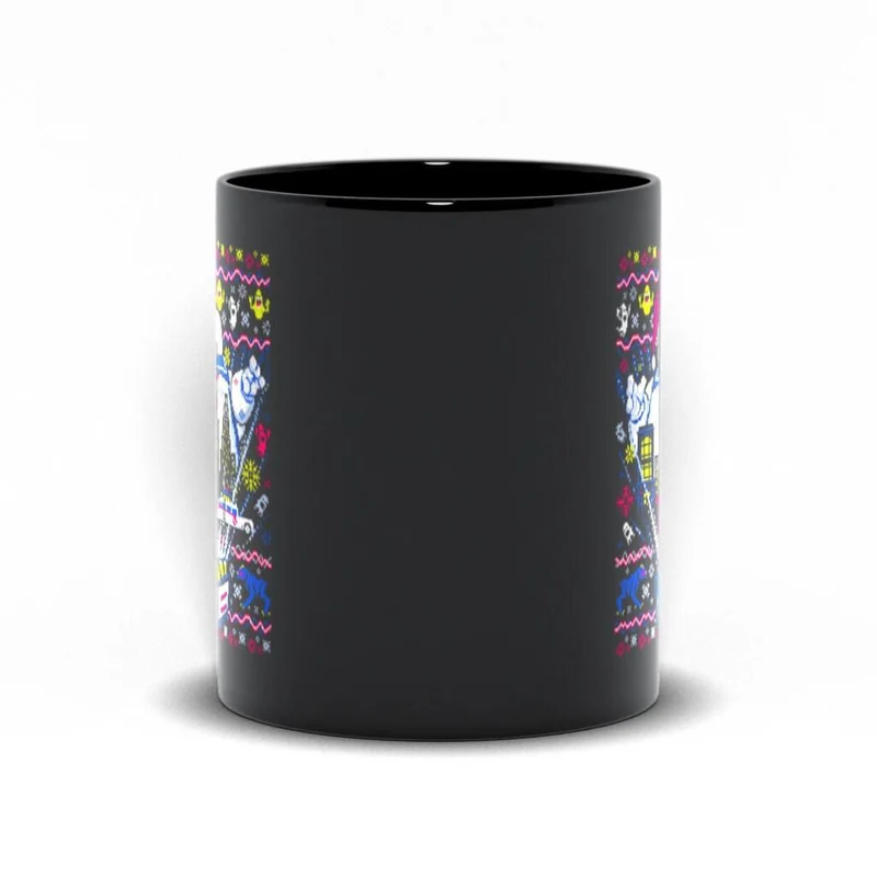 Tasses noires bonhomme de neige, je fond pour toi, tasse mignonne de bonhomme de neige – délicieuse tasse de bonhomme de neige – excellent cadeau de vacances, se sentant un peu glacial