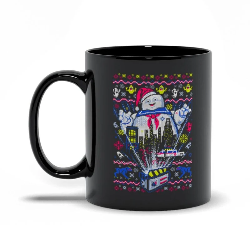 Tasses noires bonhomme de neige, je fond pour toi, tasse mignonne de bonhomme de neige – délicieuse tasse de bonhomme de neige – excellent cadeau de vacances, se sentant un peu glacial