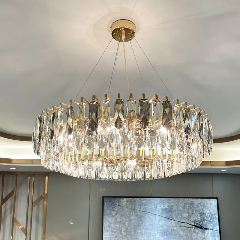 Lustre Moderne Design Italien Dimmable en Verre