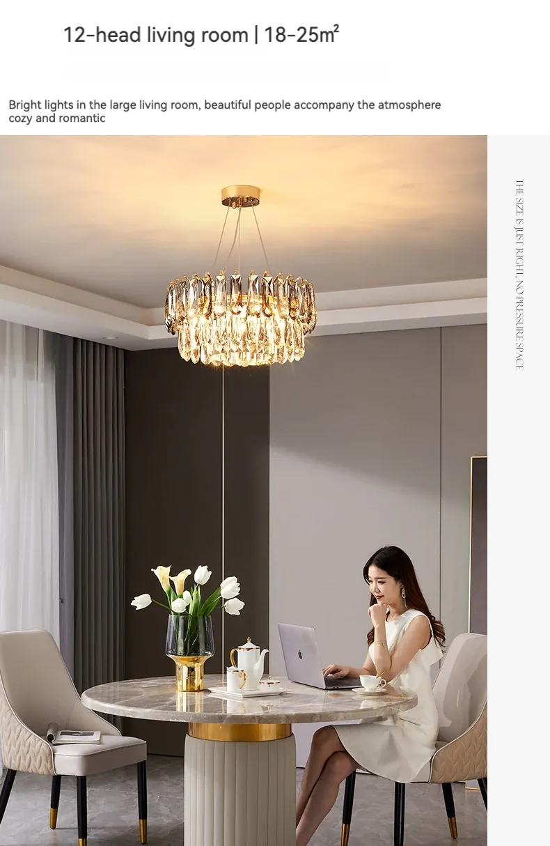 Lustre Moderne Design Italien Dimmable en Verre