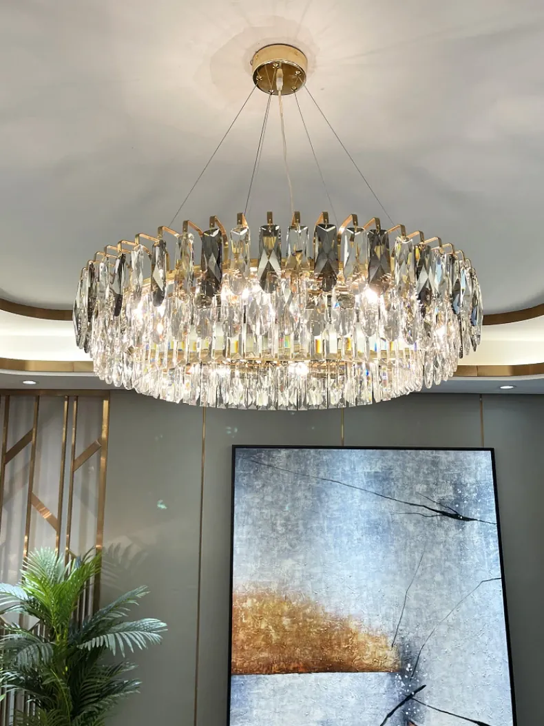 Lustre Moderne Design Italien Dimmable en Verre