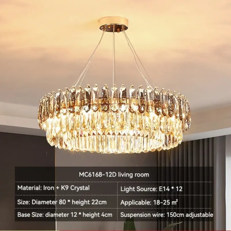 Lustre Moderne Design Italien Dimmable en Verre