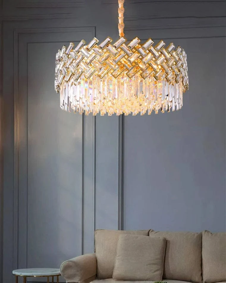 Lustre LED Suspendu en Verre