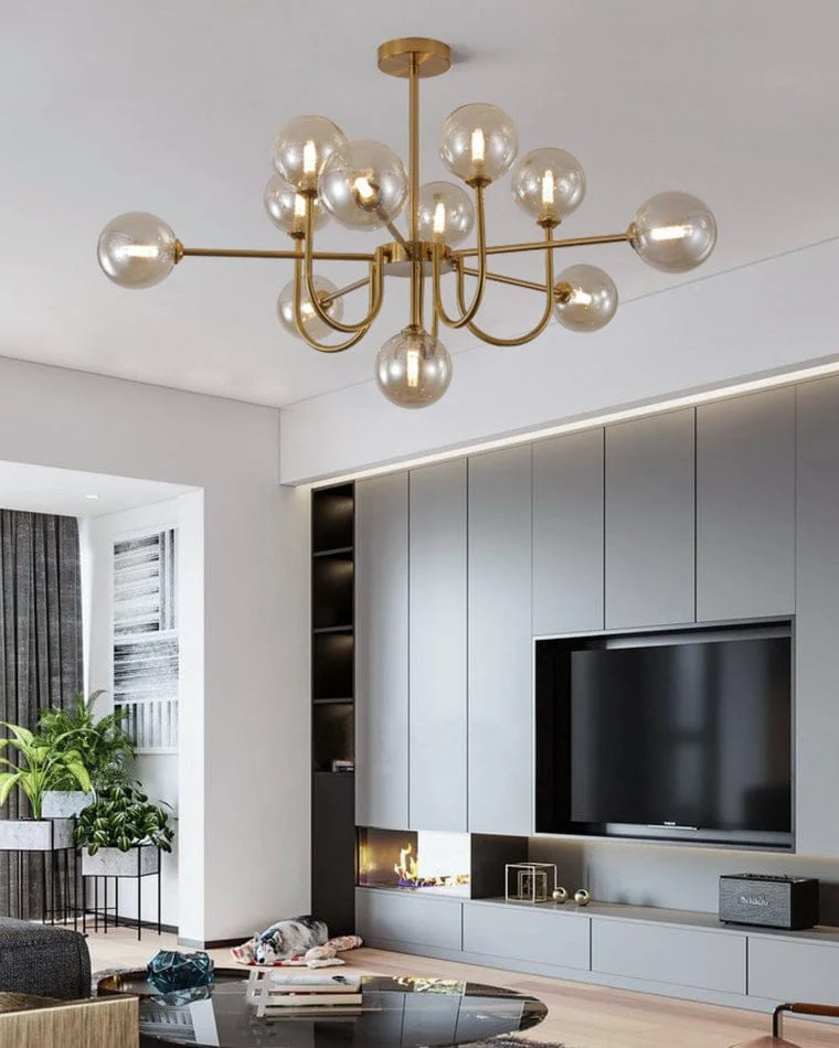 Lustre Contemporain pour Salon