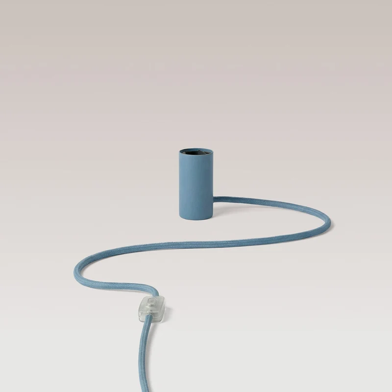 Lampe magnétique plug-in avec douille E27 - Bleu