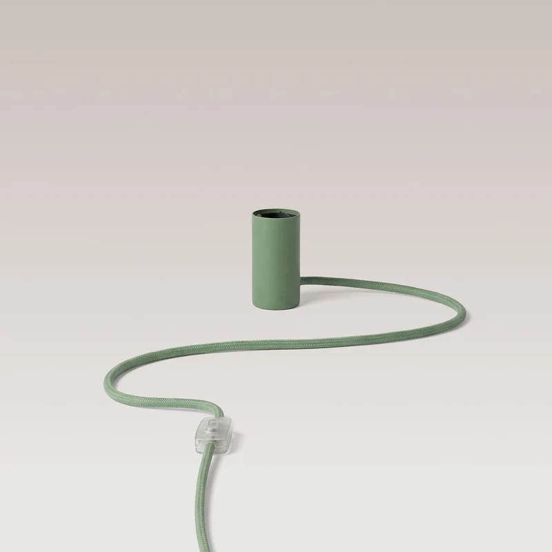 Lampe magnétique plug-in avec douille E27 - Vert