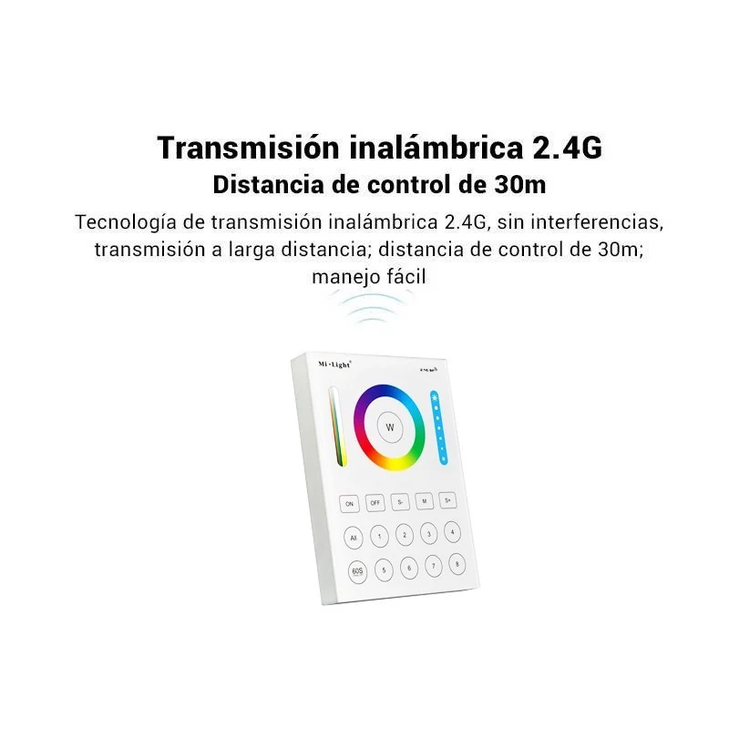 Télécommande murale 8 Zones RGB+CCT | Mi Light