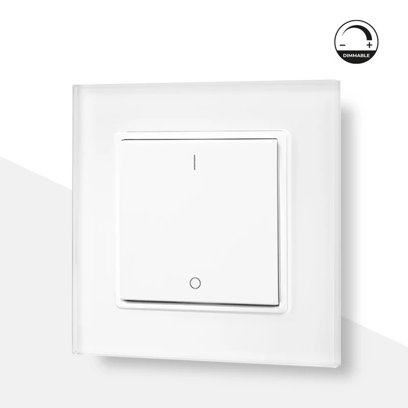 Interrupteur poussoir monochrome à gradation par radiofréquence 1Zone - Easy RF
