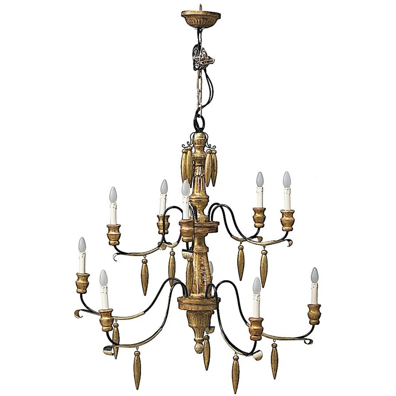 Velleron Lustre en bois