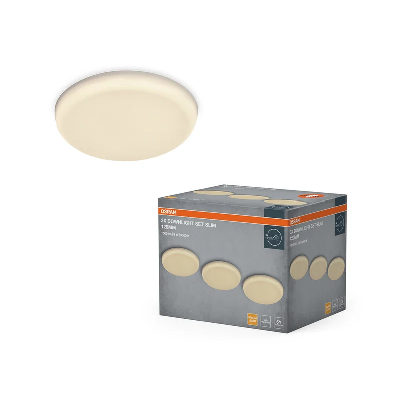 OSRAM Downlight LED encastrable réglable Cut-Out Slim 120 mm 9W Blanc ⌀55 mm