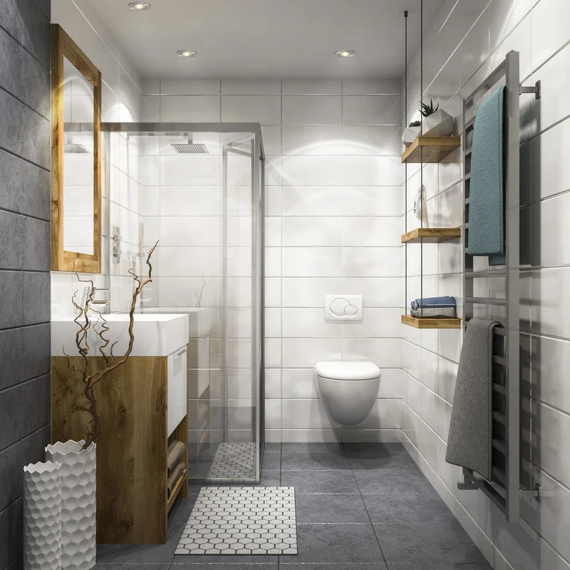 OSRAM Spot LED encastré lampe à poser salle de bain Set GU10 IP65 4,5W 840 Nickel satiné ⌀68 mm