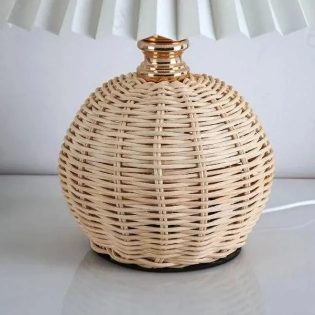 Lampe de Chevet en Osier