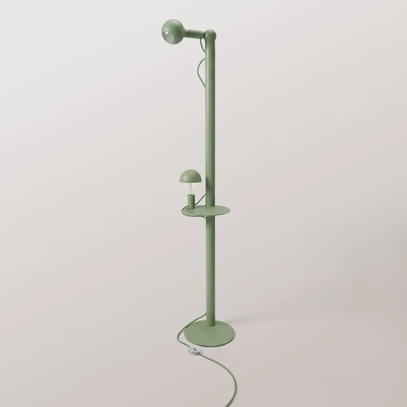 Rocco XXL - Lampadaire avec Ampoule Maria et Camo - Vert