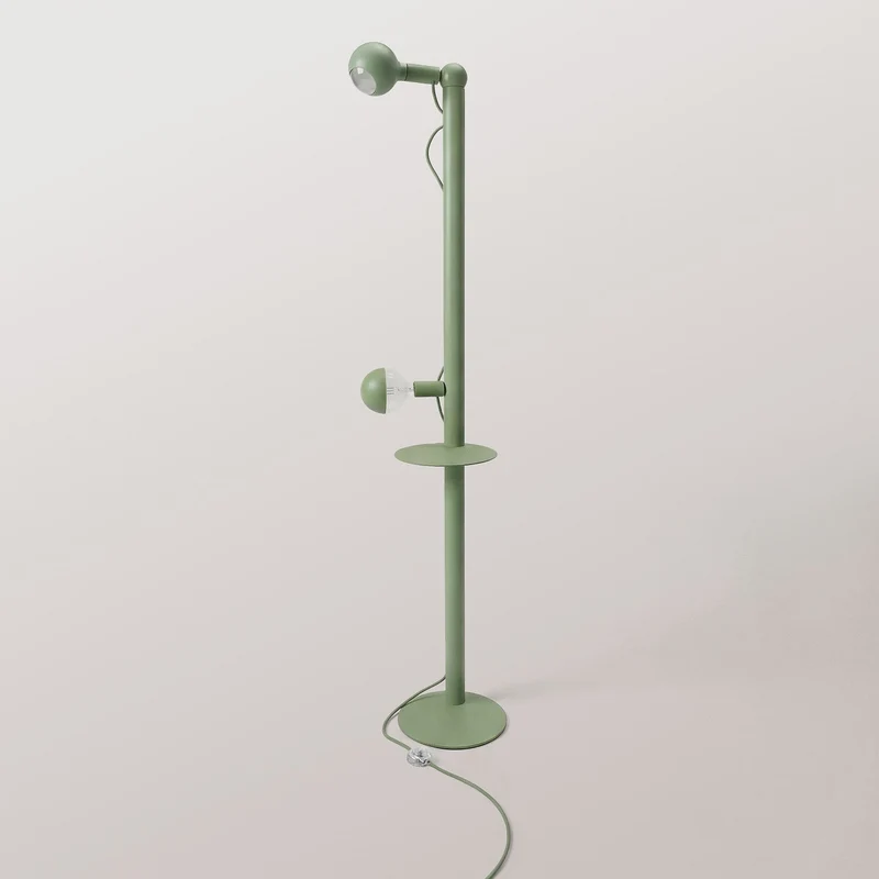 Rocco XXL - Lampadaire avec Ampoule Maria et Camo - Vert