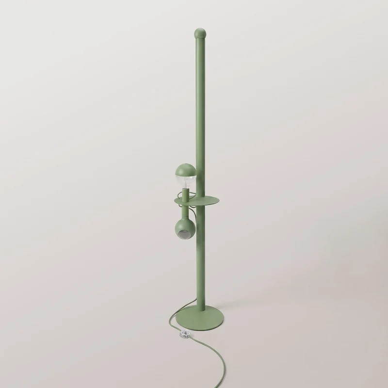 Rocco XXL - Lampadaire avec Ampoule Maria et Camo - Vert