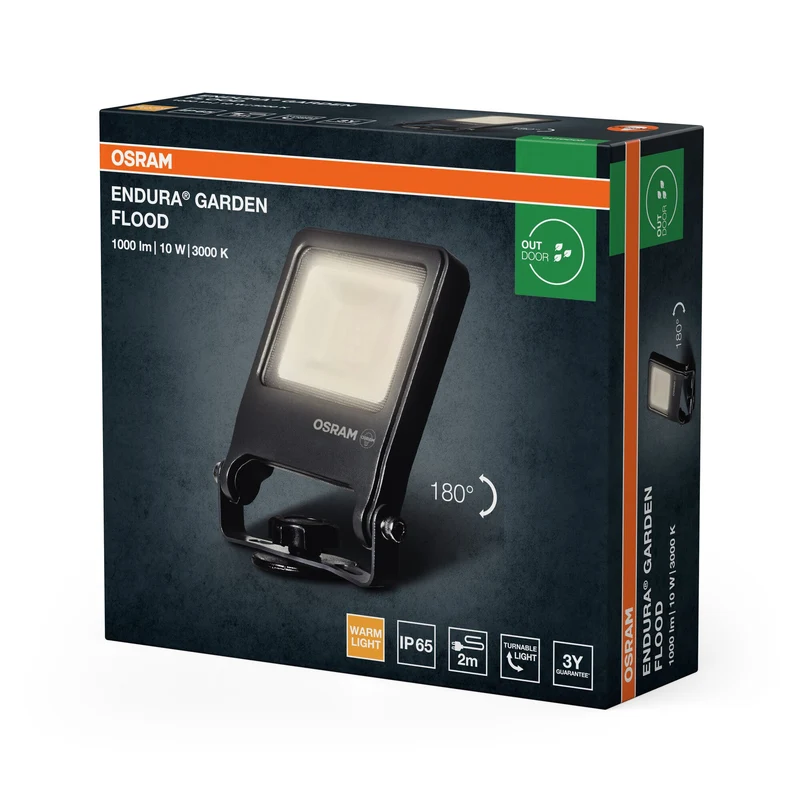 OSRAM ENDURA® Projecteur extérieur de jardin Spike 10W 3000K