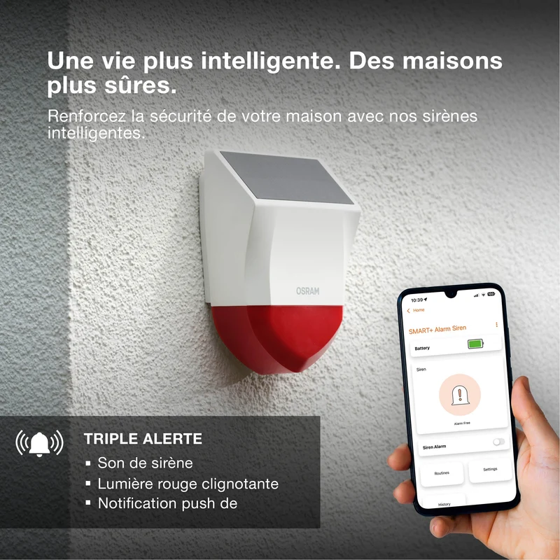 OSRAM SMART+ Sirène extérieure avec technologie WiFi