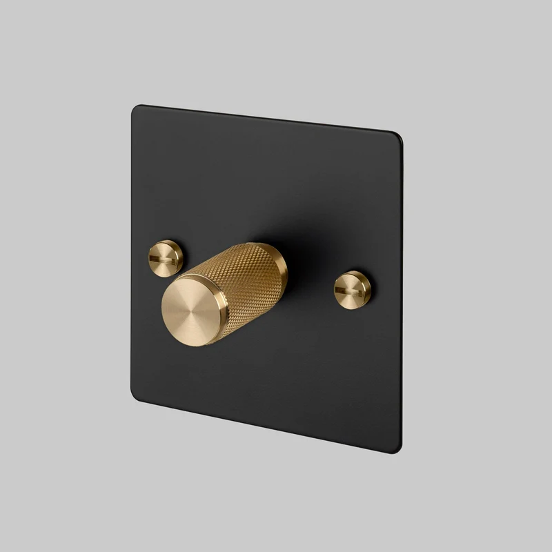 Buster + Punch Dimmer Switch Cross 1G-4G 120W
