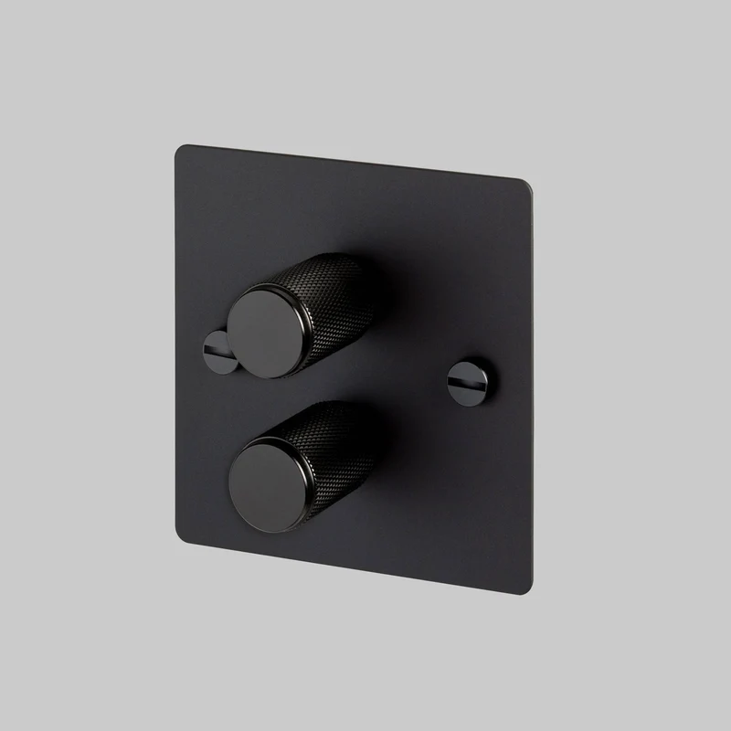 Buster + Punch Dimmer Switch Cross 1G-4G 120W