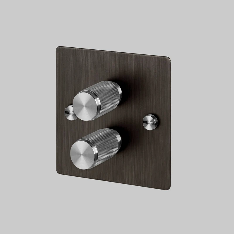Buster + Punch Dimmer Switch Cross 1G-4G 120W