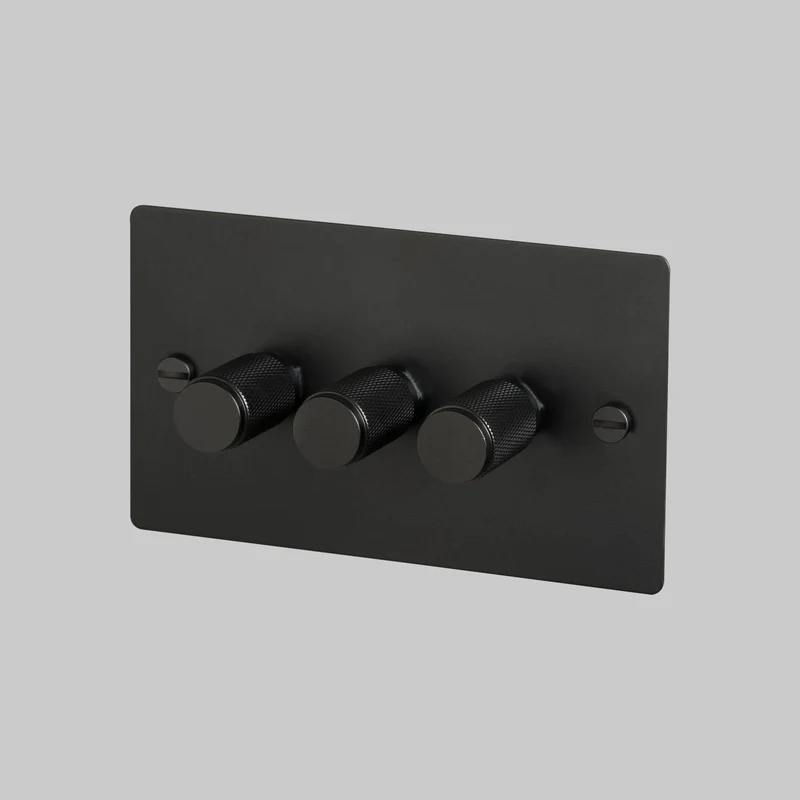 Buster + Punch Dimmer Switch Cross 1G-4G 120W