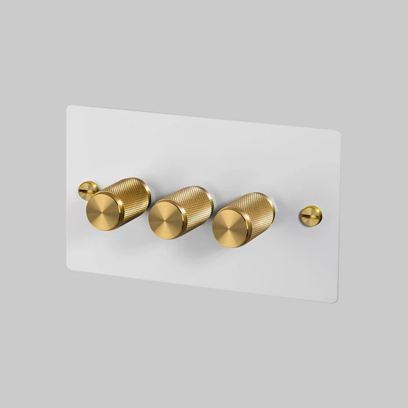 Buster + Punch Dimmer Switch Cross 1G-4G 120W